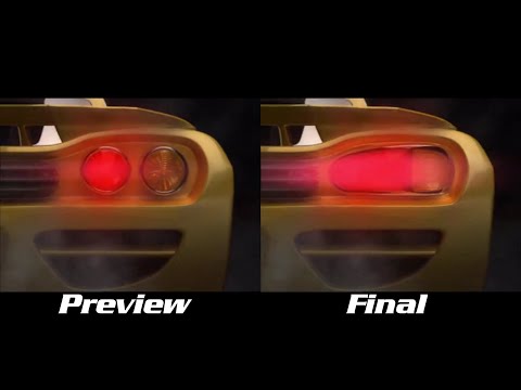 Midnight Club II Preview vs Final Intro Side by Side Comparison