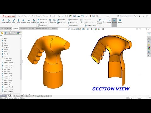 Solidworks Surface tutorial for beginners
