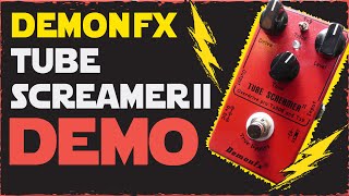 Video thumbnail for Dr. Madtone - DEMONFX - TubeScreamer II (Overdrive) Demo [Keeley Modded Ibanez Tubescreamer Clone] by Dr. Mad Tone