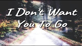 I Don't Want You To Go - Kyla (Acoustic Cover) by Justin Vasquez (Lyrics)