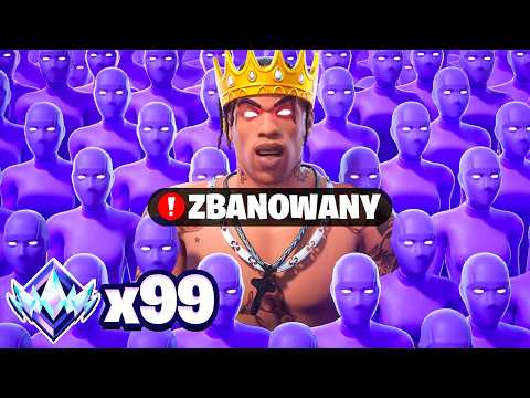 ZBANOWANY GRACZ vs 99x UNREAL w Fortnite Remix
