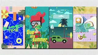 Summer Pixel Art Stories