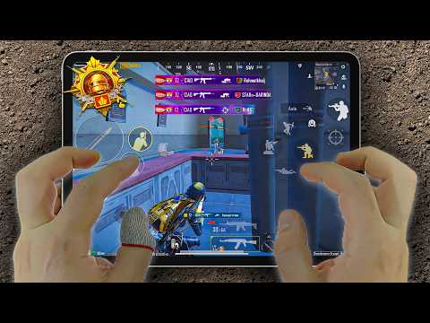 iPad Pro M2 (120fps) PUBG HANDCAM 🔥 Smooth+120FPS ❤️ Pubg Test/ Gameplay/ Sensitivity + Control 🔥