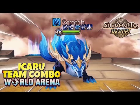 Icaru Team Combo in World Arena - Summoners War