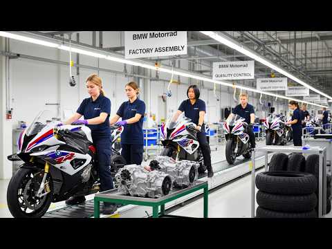 ⚡ How BMW S1000RR Becomes a Track Monster – Inside the German Mega Factory (Full Process 2025)