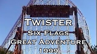 Extra Long Cycle On Twister - Six Flags Great Adventure - 1999