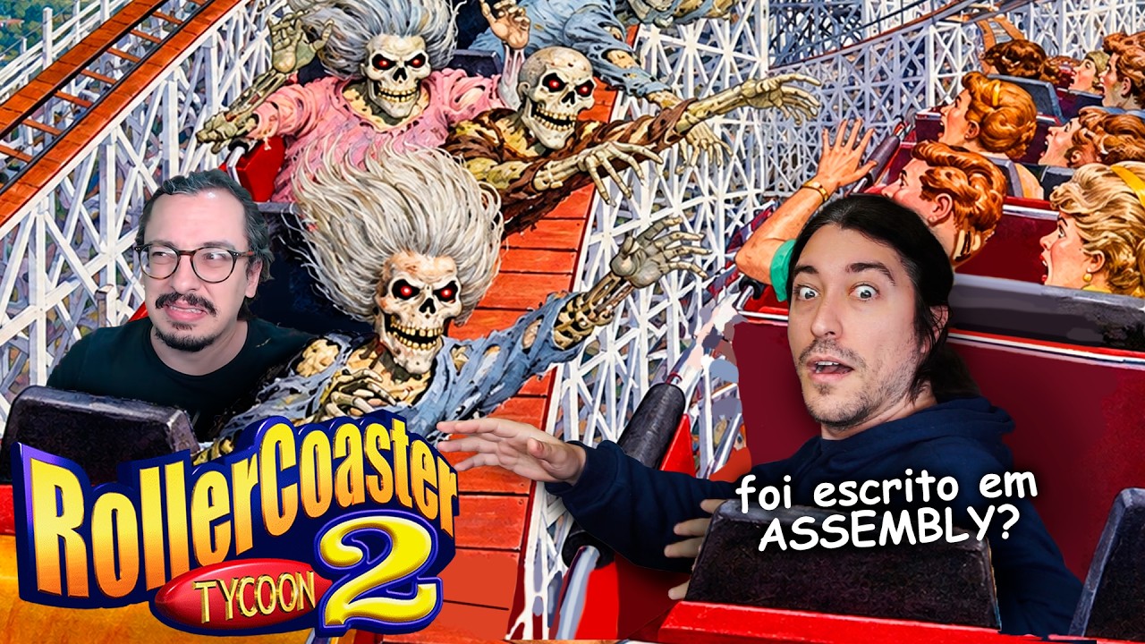 ROLLER COASTER TYCOON 2 É DIFERENCIADO (react a @tvPH-  ) | Tecnologia e Classe