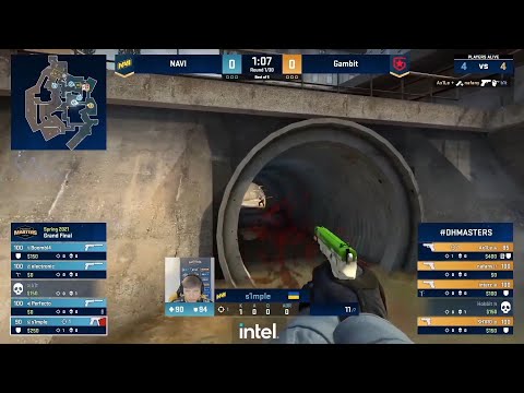 THE GRAND FINAL!   NaVi vs Gambit  CSGO DreamHack Masters   HIGHLIGHTS !!!