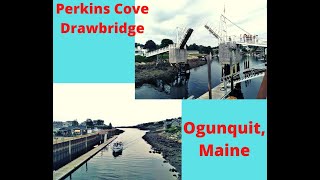 Perkins Cove Drawbridge in Ogunquit, Maine