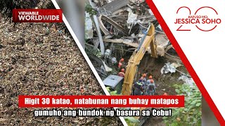Higit 30 katao, natabunan nang buhay matapos gumuho ang bundok ng basura | Kapuso Mo, Jessica Soho