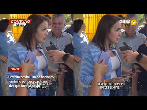 Vídeo: Prefeita proíbe uso de banheiro feminino por pessoas trans: ‘tive que fazer o óbvio’.
