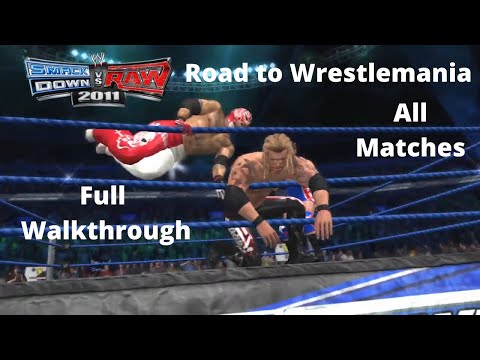 WWE Smackdown vs Raw 2011 - Rey Mysterio's Road to Wrestlemania (Full Walkthrough/Both Endings)