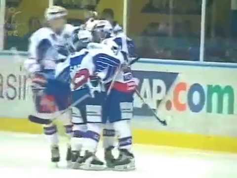 DEL 99-00 #14 Mannheim - Frankfurt 5-3 alle Tore