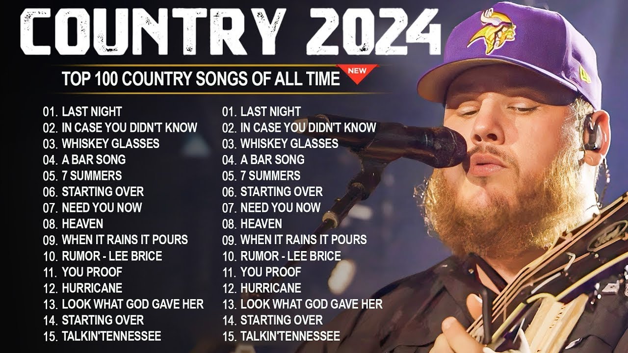 Country Music 2024  Jason Aldean, Luke Combs, Morgan Wallen, Chris Stapleton, Kane Brown