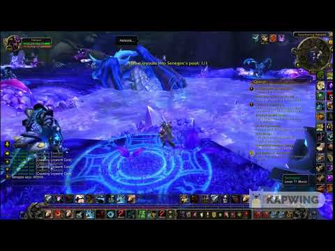 Senegos displays satisfaction after his body is revitalized by precious life-giving crystals