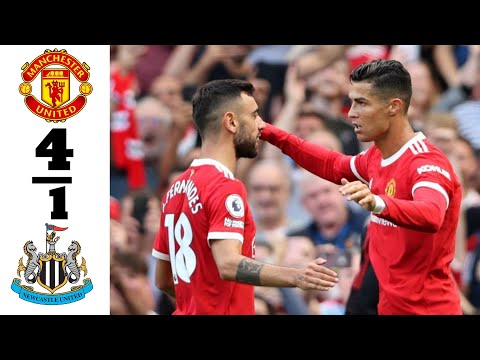 Manchester United vs Newcastle 4-1 Highlights & All Goals HD #ManchesterUnited #CristianoRonald"