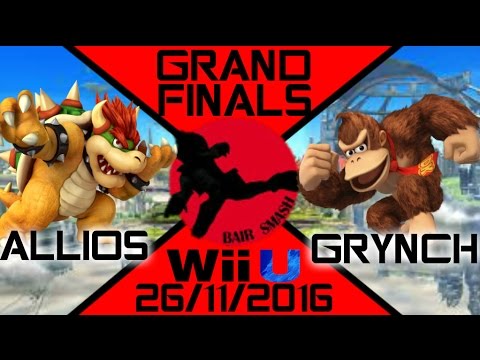 Bair Smash 8 Grand Finals- BS// Allios (Bowser) Vs. BS// Grynch (Donkey Kong, Samus) - Smash Wii U