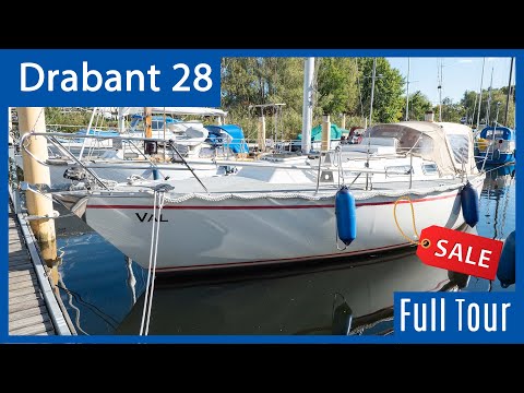 Drabant 28 zu verkaufen - Rundgang durchs Segelboot (VERKAUFT)