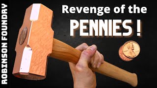 Making a Solid Copper Sledge Hammer - HAMMER TIME!