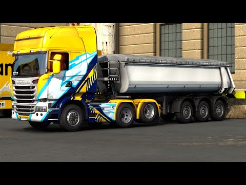 ETS 2 - Scania R490 Transporting Scrap Metal Part 1