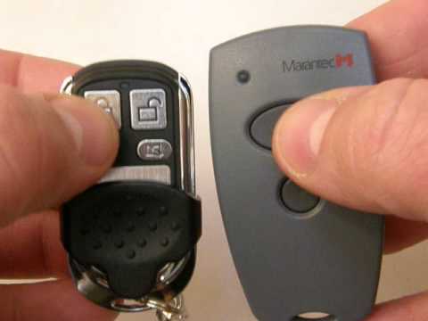 How to clone 868,3MHz Marantec remote (side by side)