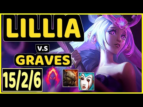 MINERVA (LILLIA) vs GRAVES - 15/2/6 KDA JUNGLE CHALLENGER GAMEPLAY - BR