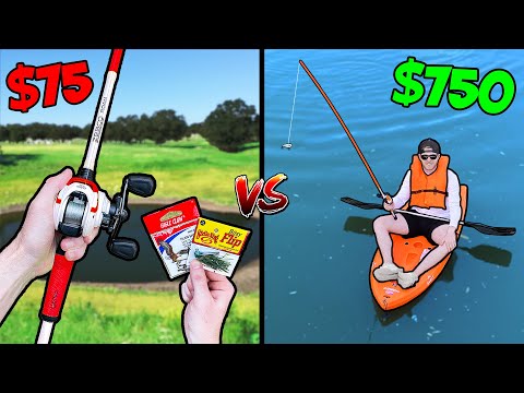 $75 vs $750 Budget Fishing Challenge
