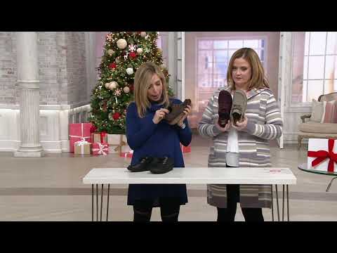 UN.Structured by Clarks Leather Lace-Up Shoes- Funny Dream on QVC