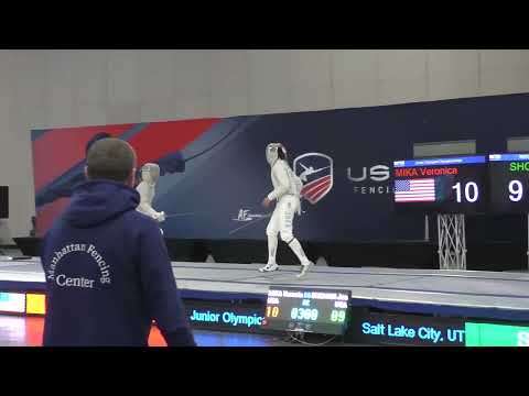 Junior Olympics 2022 CWS - GOLD - Veronika Mika v Jenna Shoman