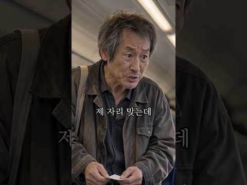 자기 자리라고 우기는 승객의 최후
