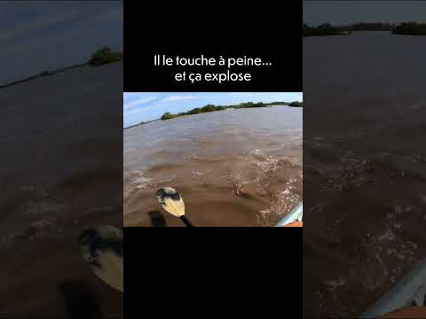 Il le touche à peine... et ça explose