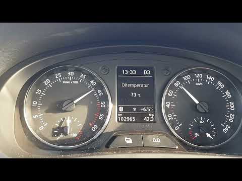 Skoda Rapid 1.6 TDI DSG 90 hp 0-100 acceleration