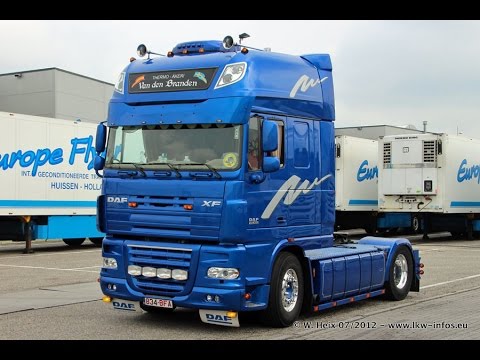DAF XF105.460 VAN DEN BRANDEN Open Pipe/Loud Machine +INTERIOR [HD]