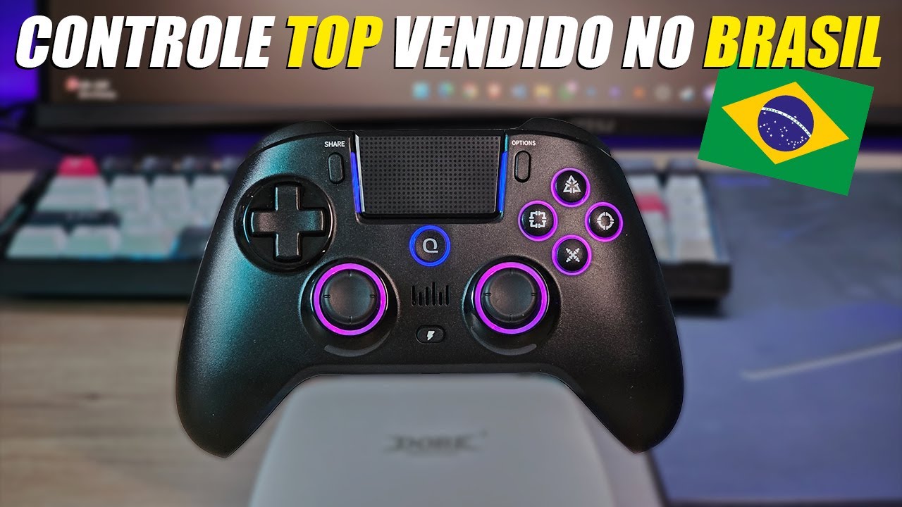 CONTROLLER for PC, PS3, PS4, PS5, ANDROID and IOS with HALL EFFECT on the trigger and analog stic...