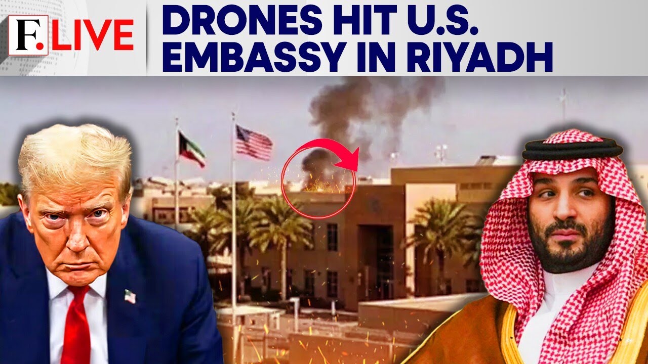 Trump Outlines Iran War Goals, Explosion Rocks US Embassy in Riyadh | Firstpost Live | N18G
