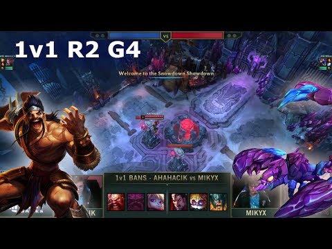 AHaHaCiK Draven vs Mikyx Skarner | 1vs1 Round 2 2019 All-Star Las Vegas | LCL vs LEC