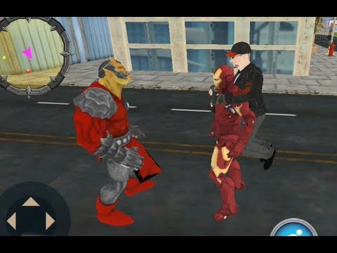 Amazing Flying Iron Robot City Rescue Mission | Superhero Ironman Rescue Battle | Android Gameplay