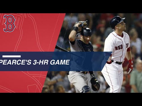 Steve Pearce belts three homers vs Yankees