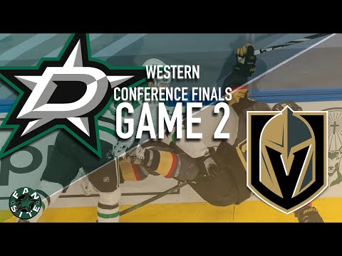Dallas Stars vs Vegas Golden Knights | Game 2, Western Conference Finals | 2020 Stanley Cup Playoffs