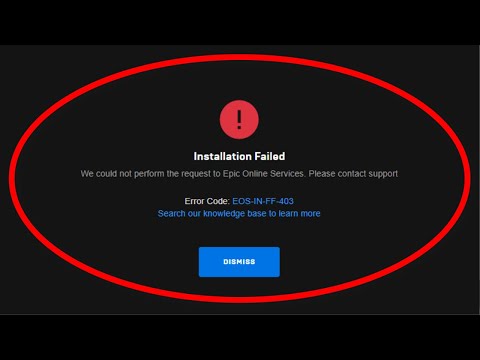 Код ошибки eos in ff 403 epic games