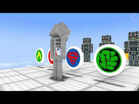 Monster School || SUPERHERO RUN - EPIC TRANSFORM RACE 3D