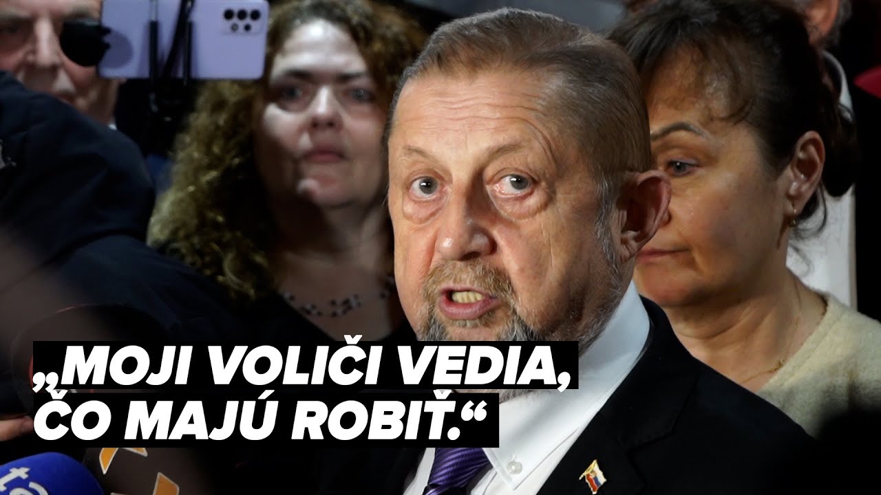 Vyjadrenie Štefana Harabina po výsledkoch prvého kola volieb prezidenta.