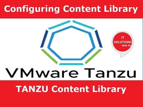 Configuring a Content Library in TANZU