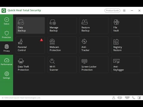 Quick heal Data Backup & Restore