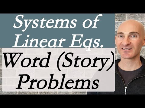 Systems of Linear Equations (Word Problems)