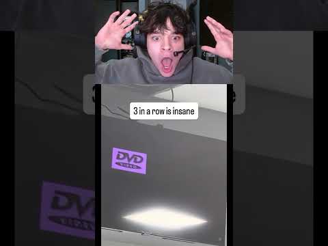 DVD logo hit the corner THREE times in a row #shorts #funny HQDEFAULT Thumbnail