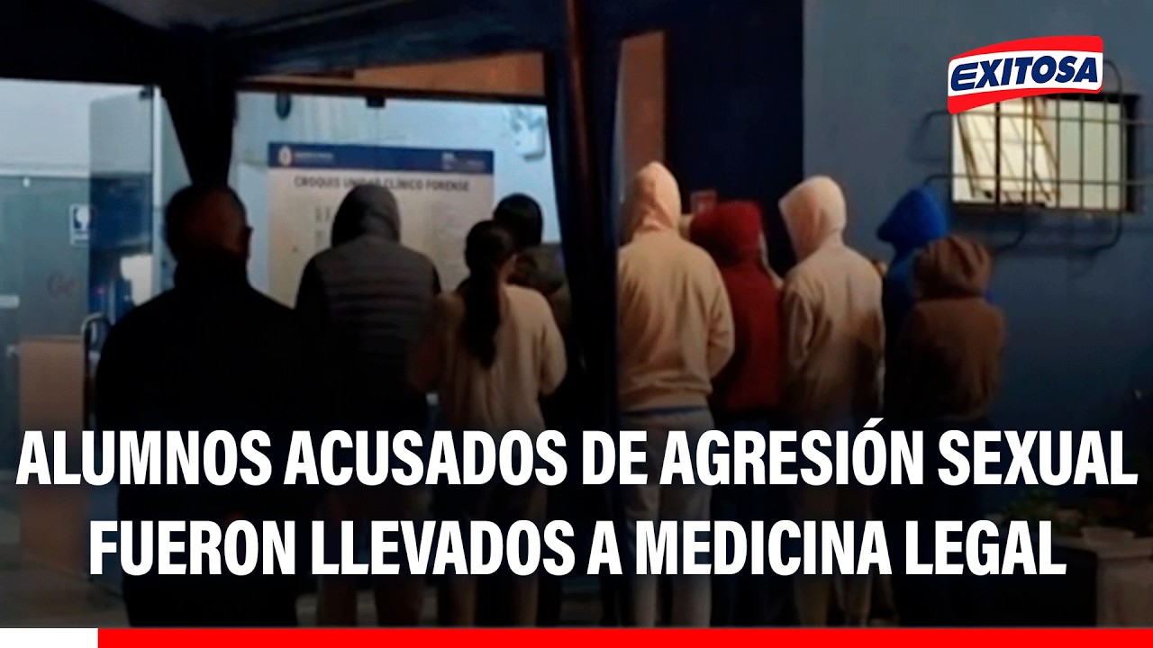 🔴🔵 Alumnos acusados de agresión sexual fueron llevados a medicina legal