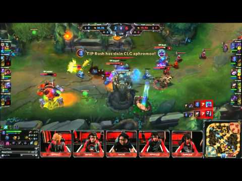 CLG  vs TIP : Game 1  Highlights  -NA LCS  Semifinals Day 1
