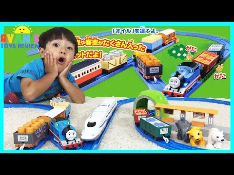 THOMAS AND FRIENDS Toy Trains for kids with Tomy Takara Playset Video