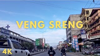 Morning Drive in Phnom Penh City | 4K Real Street View